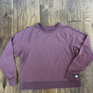 Vuori Women’s Halo Crewneck in Terracotta Heather, Size Medium